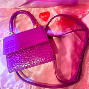 Mini Purple Crossbody Purse